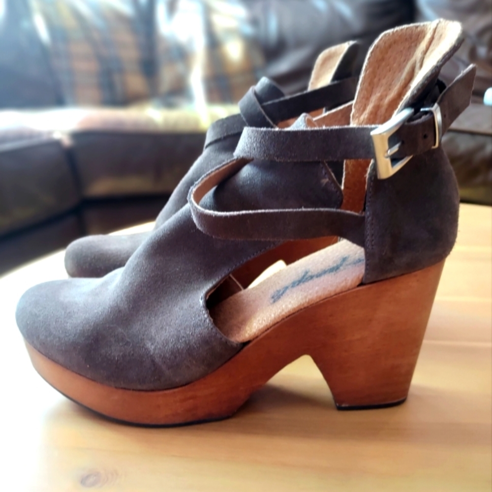 Free People platform clogs